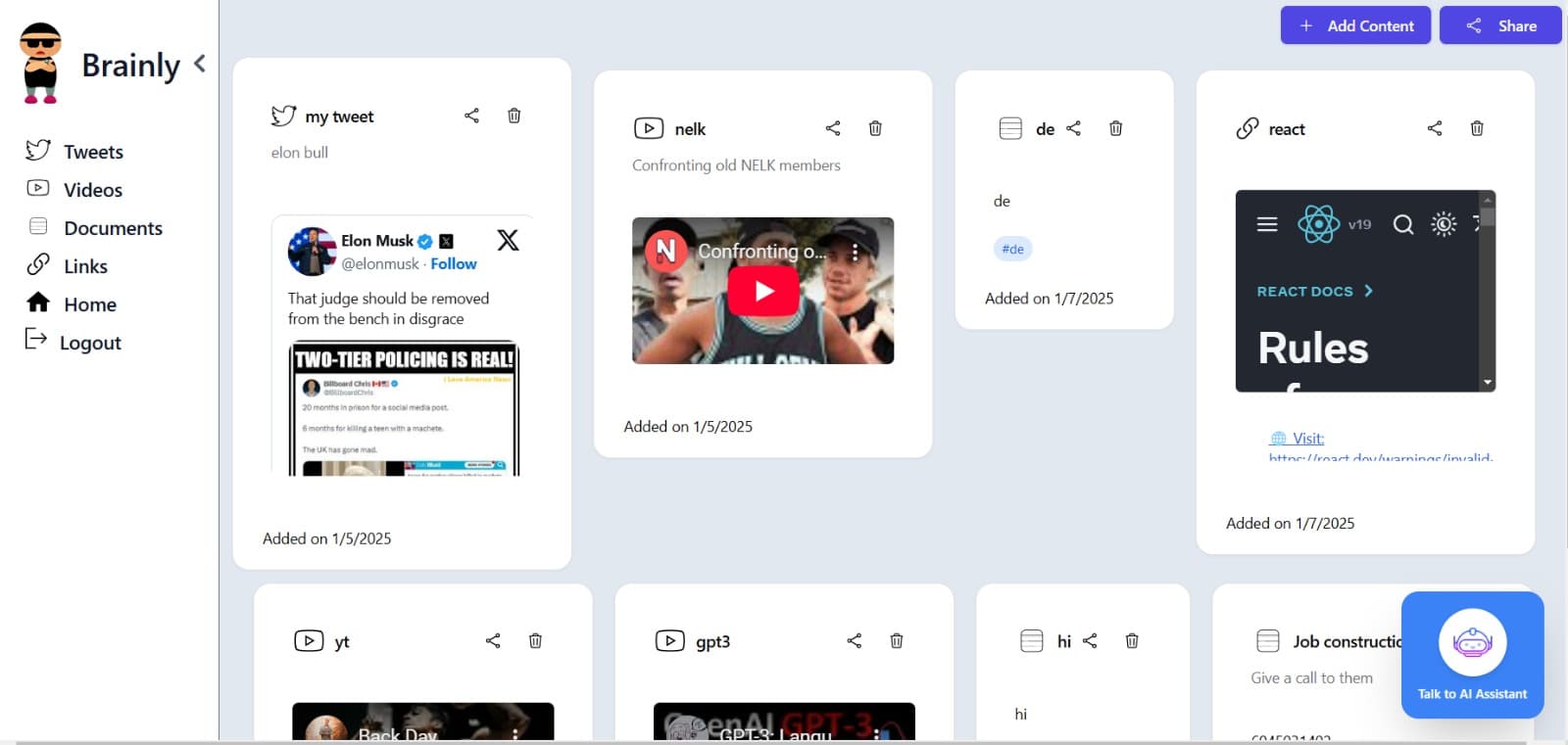 Brainly: A SAAS to manage your productivity