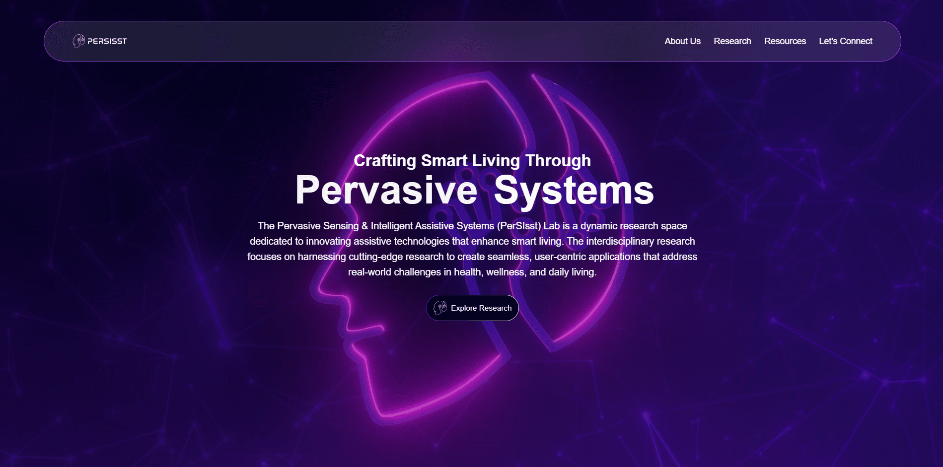 IIIT Delhi's Persisst Lab. Website
