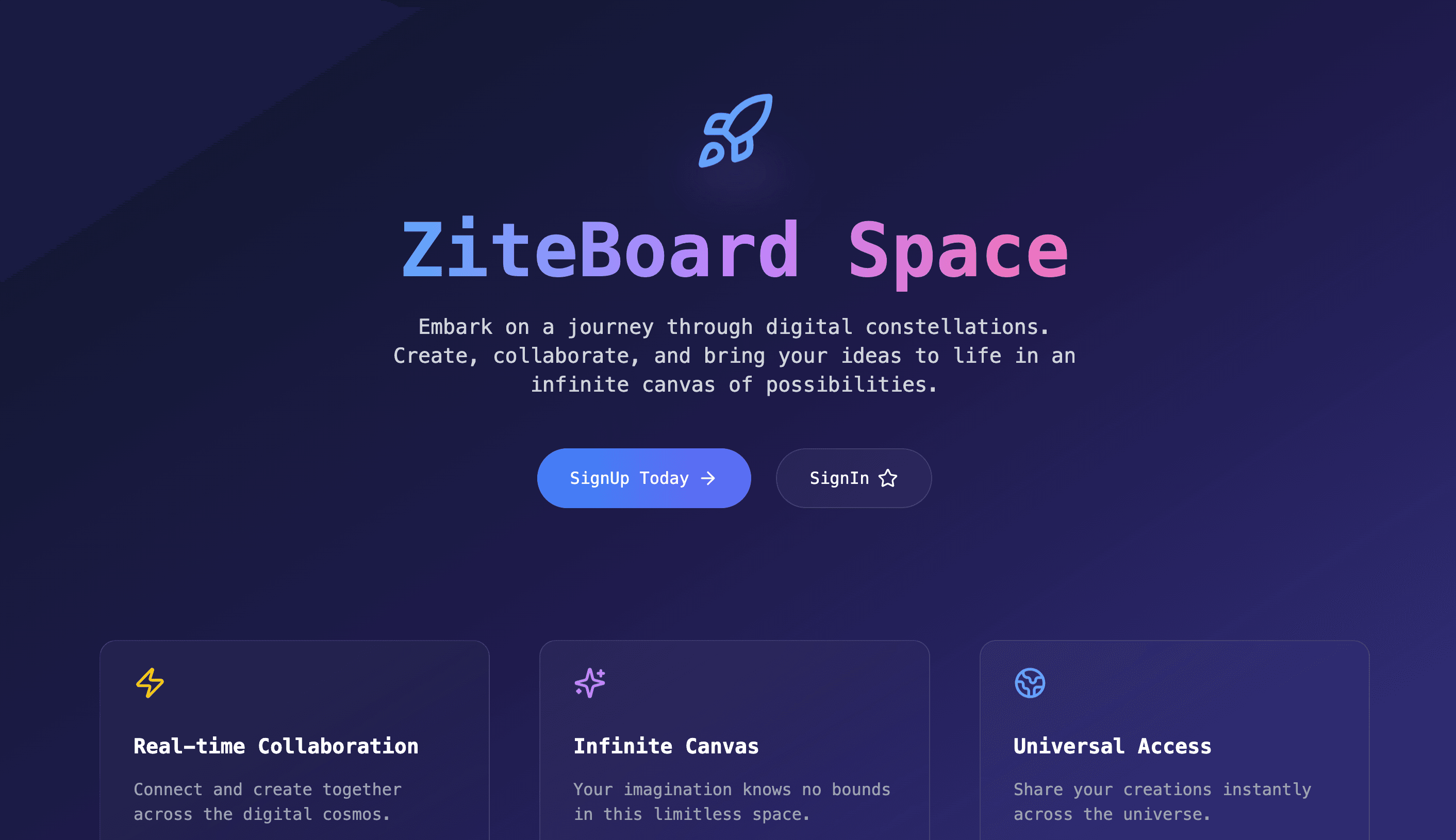 ZiteBoard - A Collaborative Whiteboard